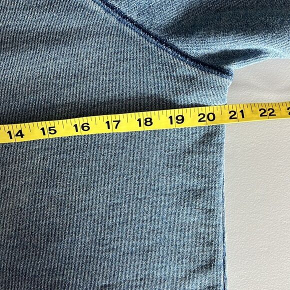 Everlane The Unisex French Terry Crew in Denim Blue Size S - Picture 5 of 8